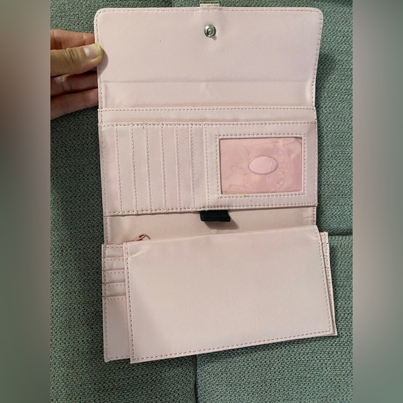 New Pink Snake Print Wallet - Picture 3 of 3